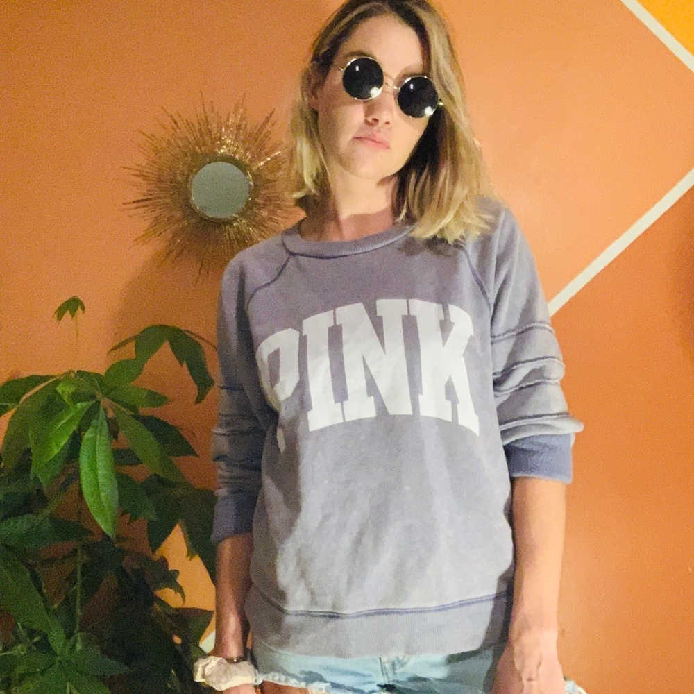 Purple Victoria’s Secret “Pink” Crewneck
